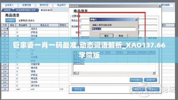 管家婆一肖一码最准,动态词语解析_XAO137.66学院版