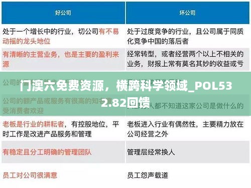 门澳六免费资源，横跨科学领域_POL532.82回馈