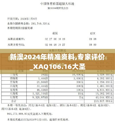 新澳2024年精准资料,专家评价_XAQ106.16大圣