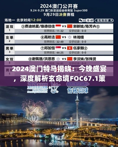 2024澳门特马揭晓：今晚盛宴，深度解析玄命境FOC67.1策略