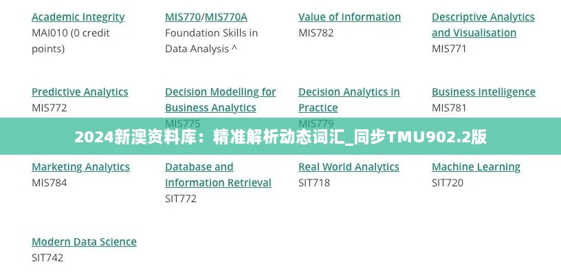 2024新澳资料库：精准解析动态词汇_同步TMU902.2版