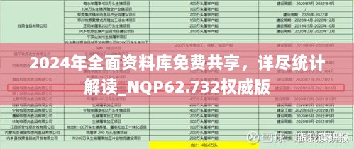 2024年全面资料库免费共享，详尽统计解读_NQP62.732权威版