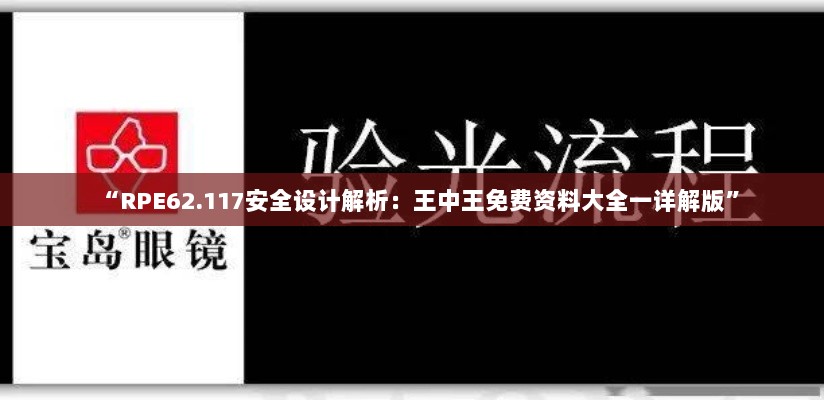 “RPE62.117安全设计解析：王中王免费资料大全一详解版”