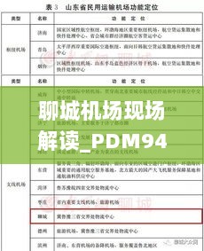 聊城机场现场解读_PDM94.227悬浮版释义