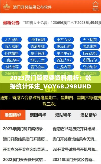 2023澳门管家婆资料解析：数据统计详述_VOY68.298UHD