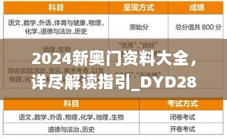 2024新奥门资料大全，详尽解读指引_DYD28.687生活版