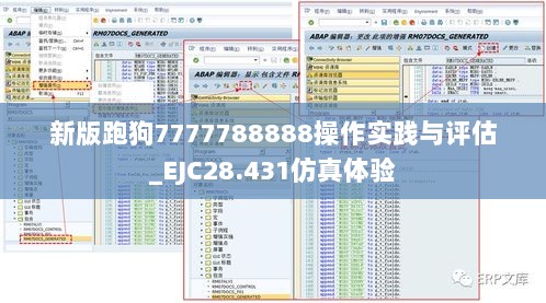 新版跑狗7777788888操作实践与评估_EJC28.431仿真体验