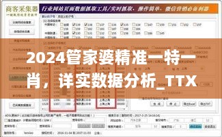 2024管家婆精准一特一肖，详实数据分析_TTX28.756采购版