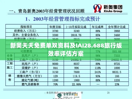 新奥天天免费单双资料及IAI28.688旅行版效率评估方案