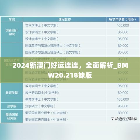 2024新澳门好运连连，全面解析_BMW20.218妹版