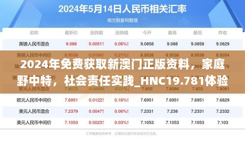 2024年免费获取新澳门正版资料，家庭野中特，社会责任实践_HNC19.781体验版