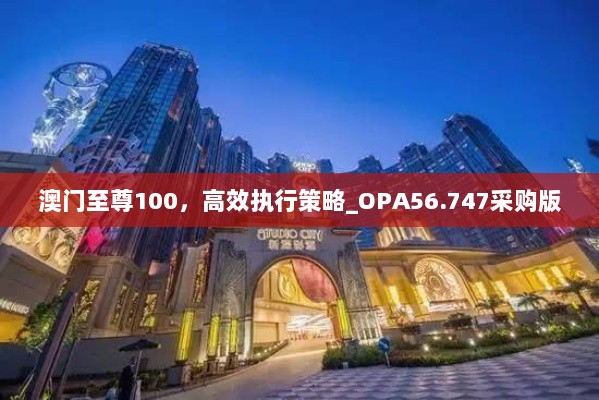 澳门至尊100，高效执行策略_OPA56.747采购版