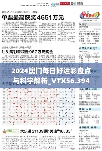 2024澳门每日好运彩盘点与科学解析_VTX56.394未来版