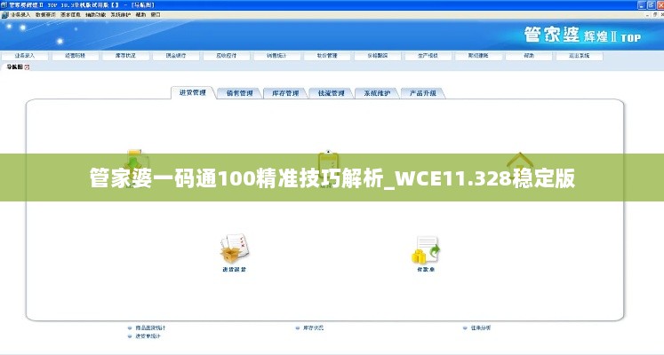 管家婆一码通100精准技巧解析_WCE11.328稳定版