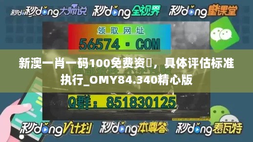 新澳一肖一码100免费资枓，具体评估标准执行_OMY84.340精心版