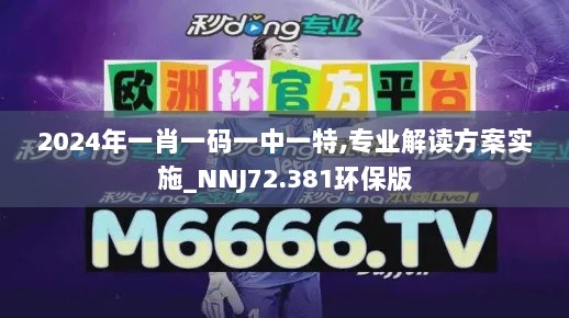 2024年一肖一码一中一特,专业解读方案实施_NNJ72.381环保版