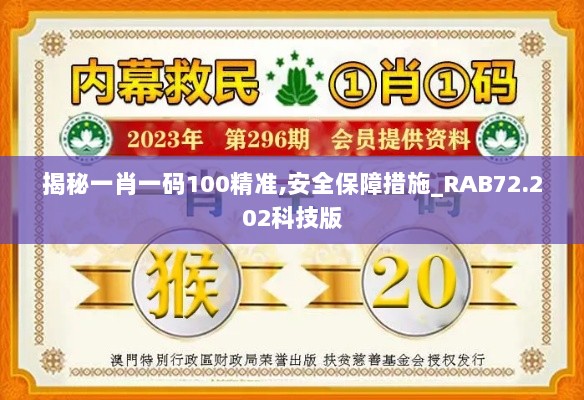 揭秘一肖一码100精准,安全保障措施_RAB72.202科技版