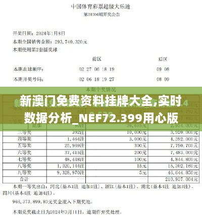 新澳门免费资料挂牌大全,实时数据分析_NEF72.399用心版