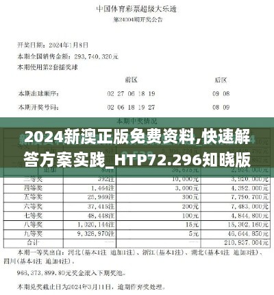 2024新澳正版免费资料,快速解答方案实践_HTP72.296知晓版