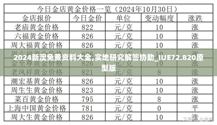 2024新澳免费资料大全,实地研究解答协助_IUE72.820原型版