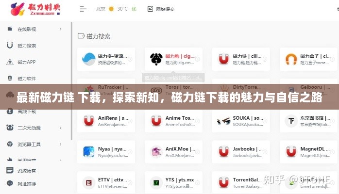 探索新知，磁力链下载的魅力与自信之旅