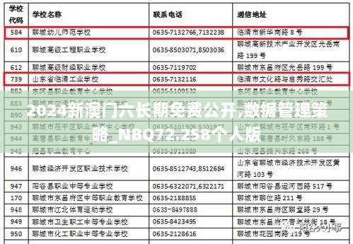 2024新澳门六长期免费公开,数据管理策略_NBQ72.258个人版