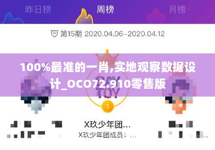 100%最准的一肖,实地观察数据设计_OCO72.910零售版