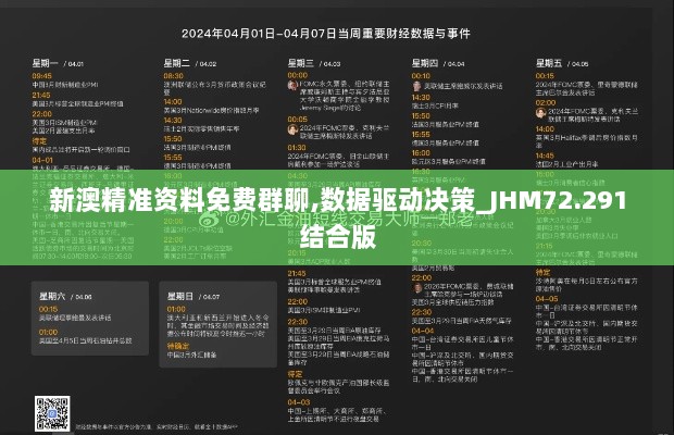 新澳精准资料免费群聊,数据驱动决策_JHM72.291结合版