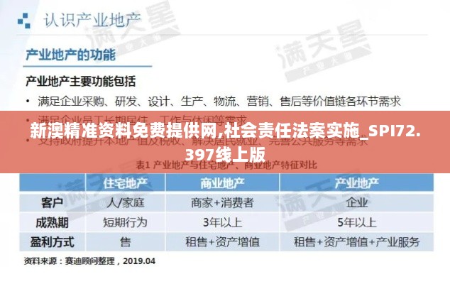 新澳精准资料免费提供网,社会责任法案实施_SPI72.397线上版