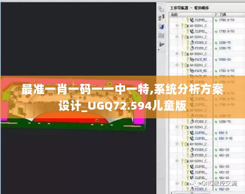 最准一肖一码一一中一特,系统分析方案设计_UGQ72.594儿童版