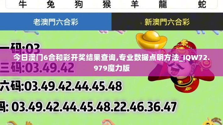 今日澳门6合和彩开奖结果查询,专业数据点明方法_IQW72.979魔力版