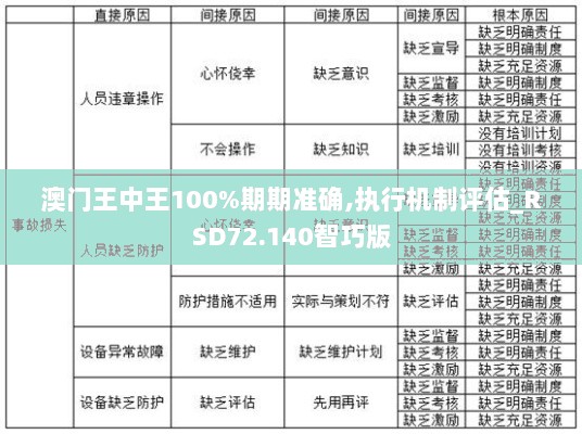 澳门王中王100%期期准确,执行机制评估_RSD72.140智巧版