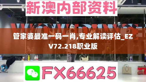 管家婆最准一码一肖,专业解读评估_EZV72.218职业版