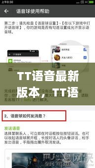 TT语音最新版本使用教程，初学者与进阶用户指南