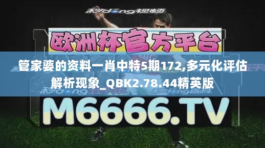 管家婆的资料一肖中特5期172,多元化评估解析现象_QBK2.78.44精英版