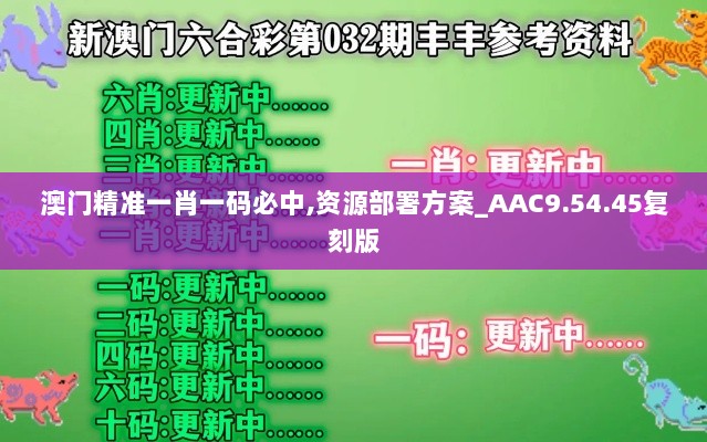 澳门精准一肖一码必中,资源部署方案_AAC9.54.45复刻版