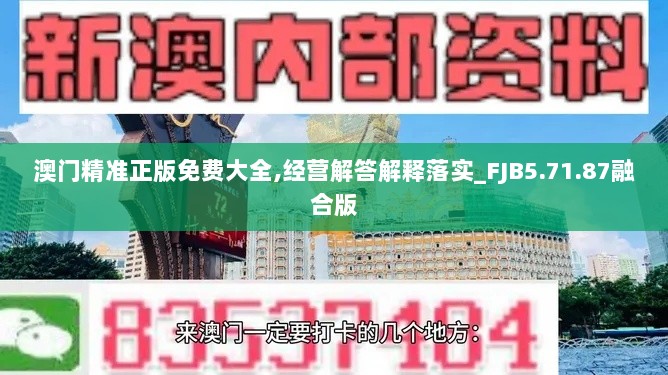 澳门精准正版免费大全,经营解答解释落实_FJB5.71.87融合版