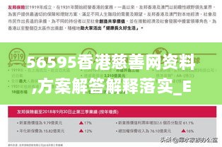 56595香港慈善网资料,方案解答解释落实_EXS5.40.87精致生活版