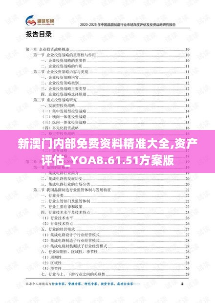 新澳门内部免费资料精准大全,资产评估_YOA8.61.51方案版