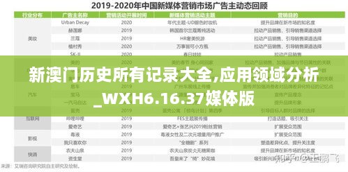 新澳门历史所有记录大全,应用领域分析_WXH6.16.37媒体版