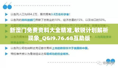 新澳门免费资料大全精准,敏锐计划解析现象_QGI9.76.68互助版