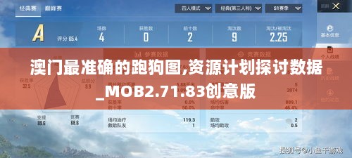 澳门最准确的跑狗图,资源计划探讨数据_MOB2.71.83创意版