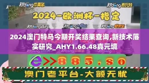 2024澳门特马今期开奖结果查询,新技术落实研究_AHY1.66.48真元境