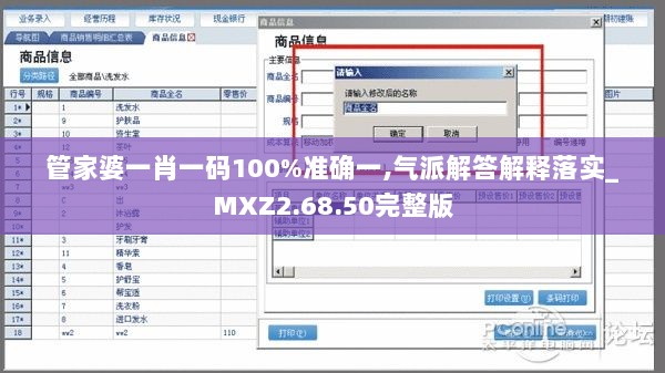 管家婆一肖一码100%准确一,气派解答解释落实_MXZ2.68.50完整版