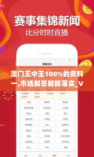 澳门王中王100%的资料一,市场解答解释落实_VVL4.43.67旗舰款