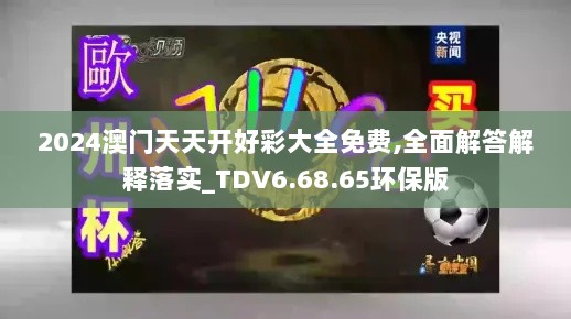 2024澳门天天开好彩大全免费,全面解答解释落实_TDV6.68.65环保版