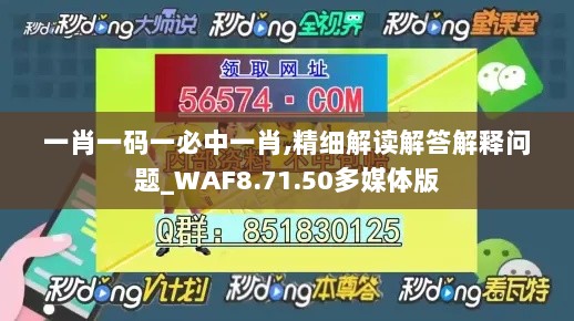 一肖一码一必中一肖,精细解读解答解释问题_WAF8.71.50多媒体版