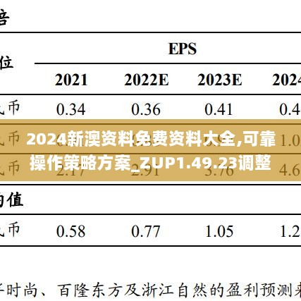 2024新澳资料免费资料大全,可靠操作策略方案_ZUP1.49.23调整版