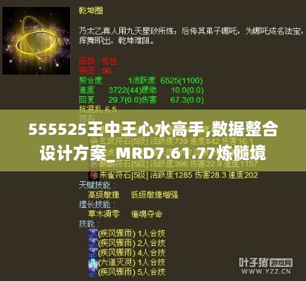 555525王中王心水高手,数据整合设计方案_MRD7.61.77炼髓境