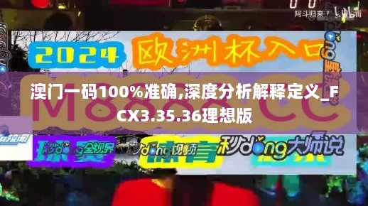 澳门一码100%准确,深度分析解释定义_FCX3.35.36理想版